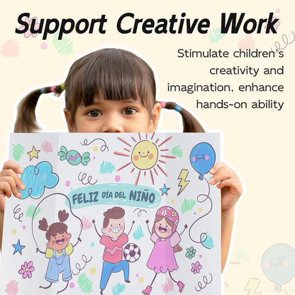 LAVFOX White Trifold Poster Board, Tabletop Presentation Board for Science Fair, School Projects, and Business Exhibitions Fair, Classroom Projects, and Desktop Presentations